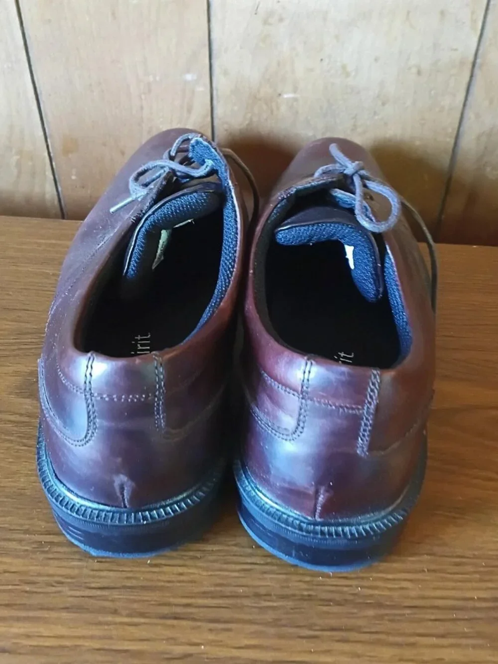Easy Spirit Men's Brown Oxford Dress Shoes Genuine Leather Size 9.5M Lace Up